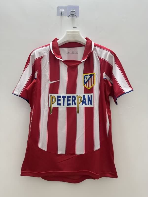 AAA Quality Atletico Madrid 2003/04 Home Retro Soccer Jersey