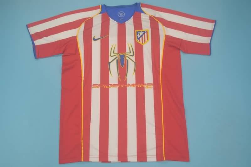 Atletico Madrid Soccer Jersey Home Retro Replica 2004/05