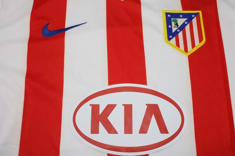 Atletico Madrid Soccer Jersey Home Retro Replica 2010/11