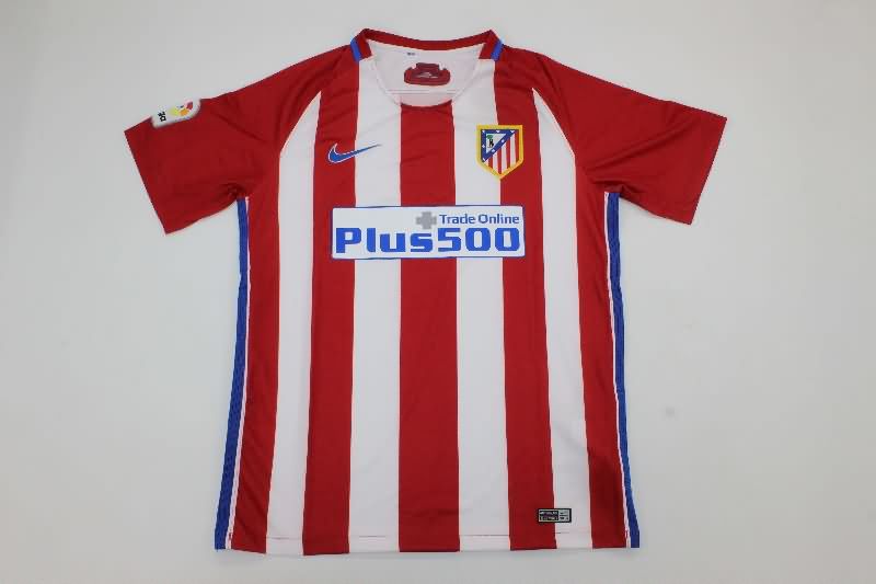 AAA Quality Atletico Madrid 2016/17 Home Retro Soccer Jersey