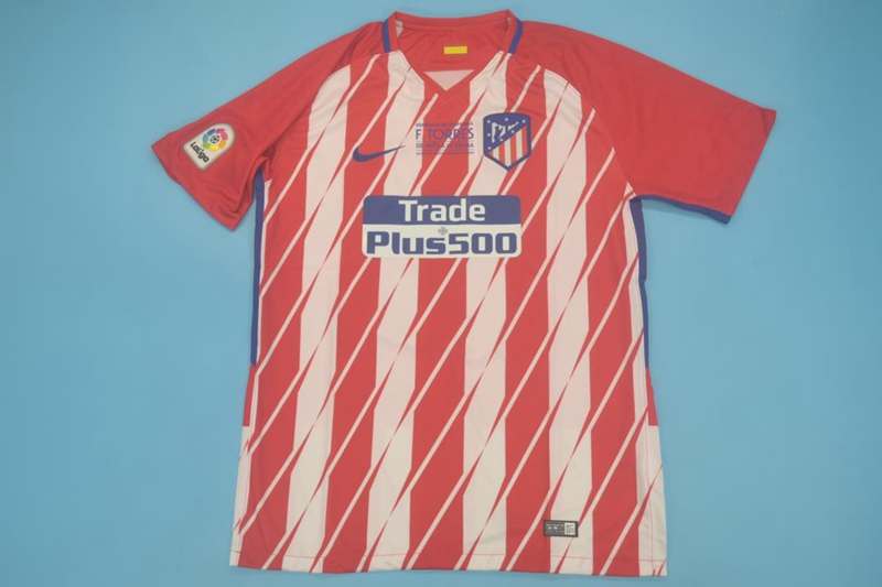 Atletico Madrid Soccer Jersey Home Retro Replica 2017/18