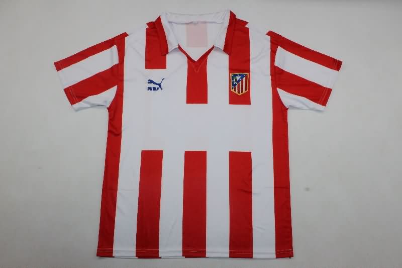 AAA Quality Atletico Madrid 1989/90 Home Retro Soccer Jersey