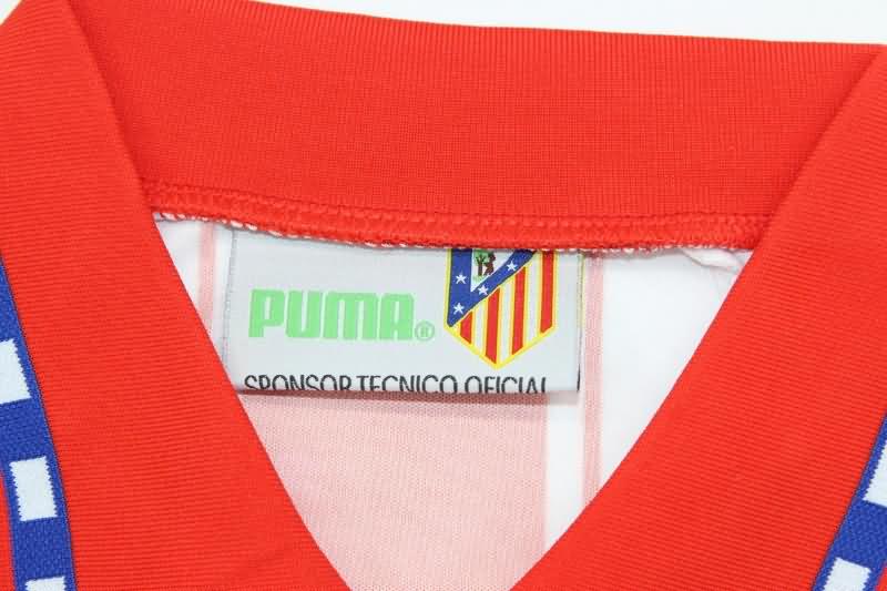 Atletico Madrid Soccer Jersey Home Retro Replica 1994/95