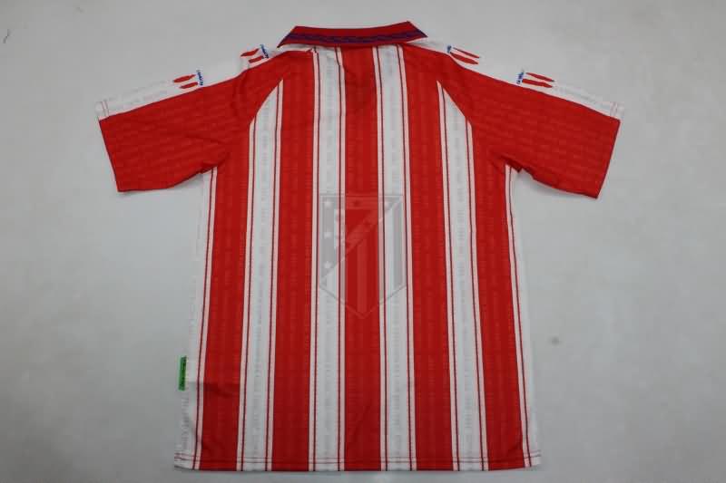 Atletico Madrid Soccer Jersey Home Retro Replica 1995/96