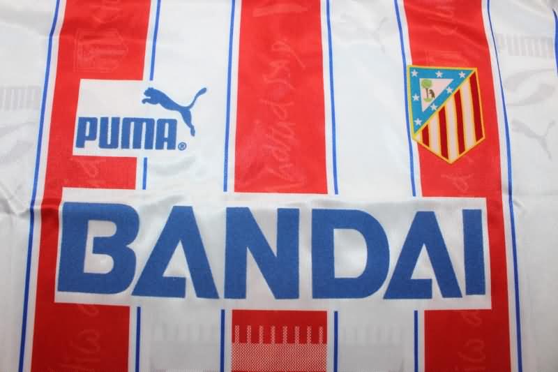 Atletico Madrid Soccer Jersey Home Retro Replica 1996/97