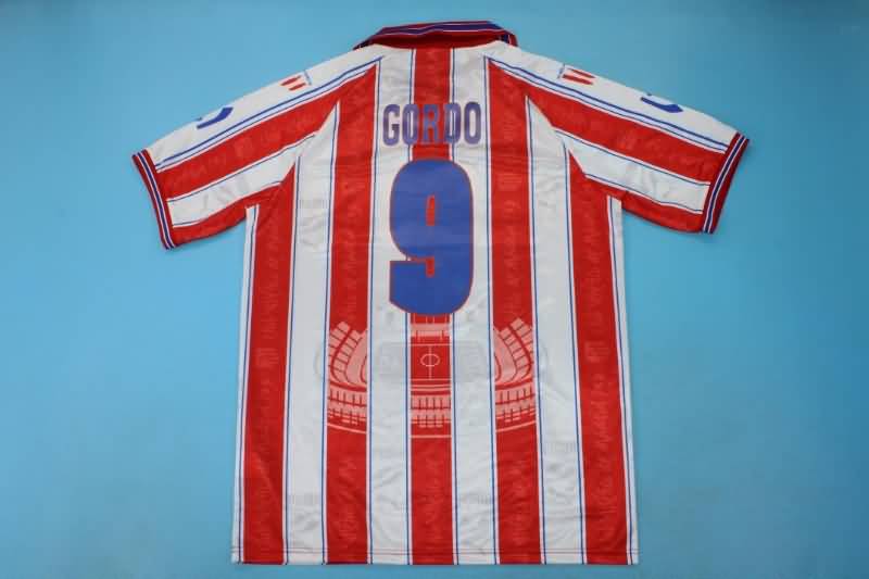 Atletico Madrid Soccer Jersey Home Retro Replica 1996/97