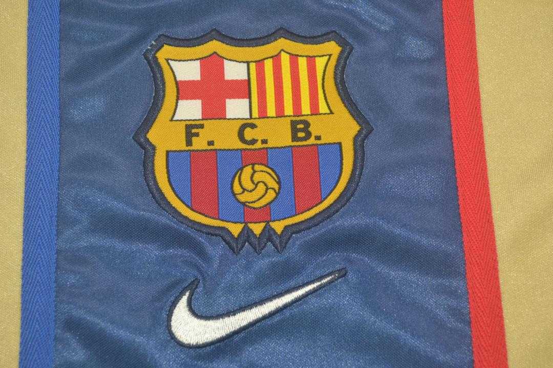 Barcelona Soccer Jersey Away Retro Replica 2001/02