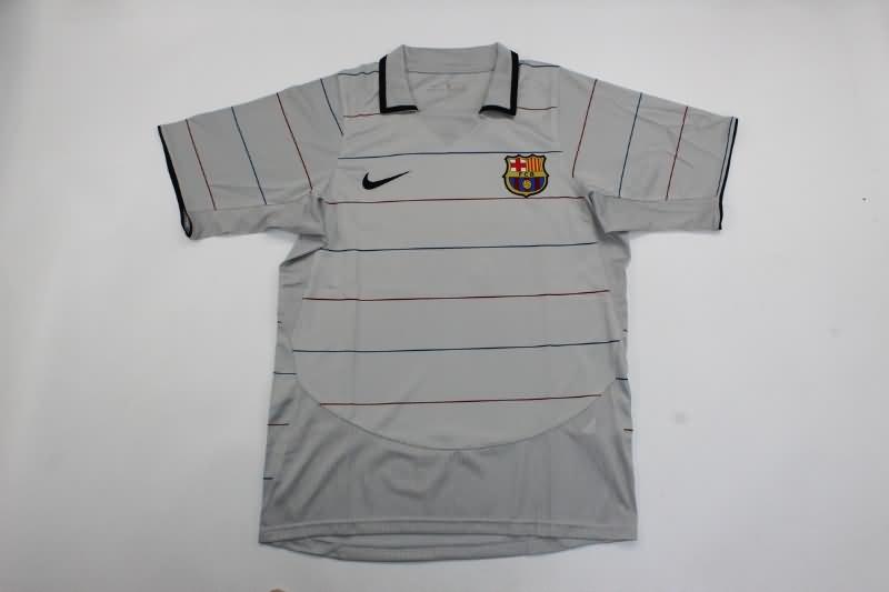 Barcelona Soccer Jersey Away Retro Replica 2003/04