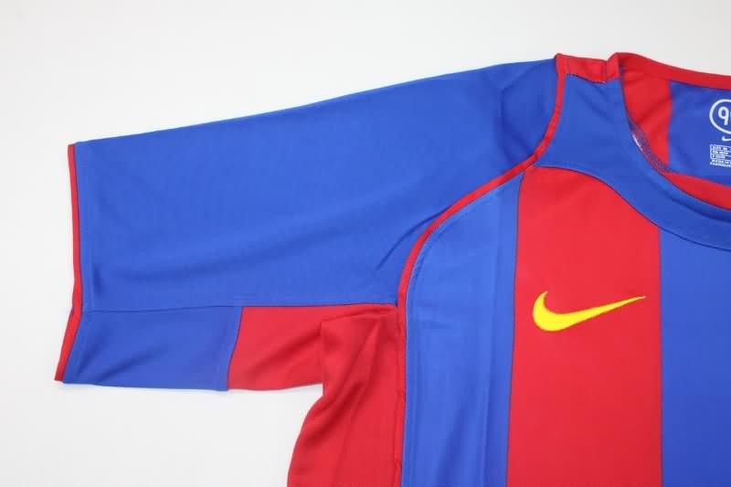 Barcelona Soccer Jersey Home Retro Replica 2004/05