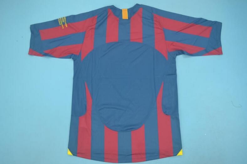 Barcelona Soccer Jersey Home Retro Replica 2005/06