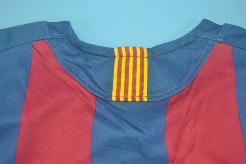 Barcelona Soccer Jersey Home Long Retro Replica 2005/06