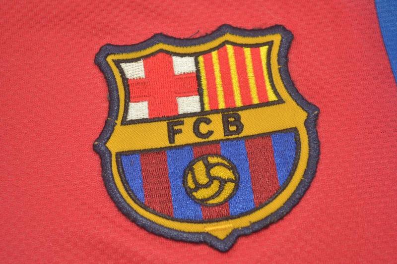Barcelona Soccer Jersey Home Retro Replica 2006/07