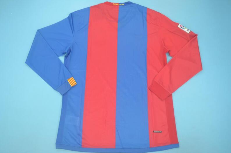 Barcelona Soccer Jersey Home Long Retro Replica 2006/07