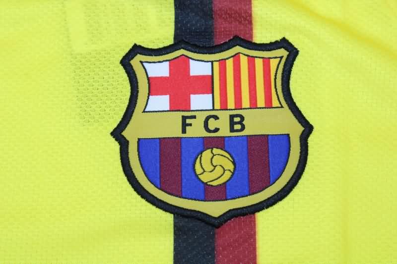 Barcelona Soccer Jersey Away Long Retro Replica 2008/09