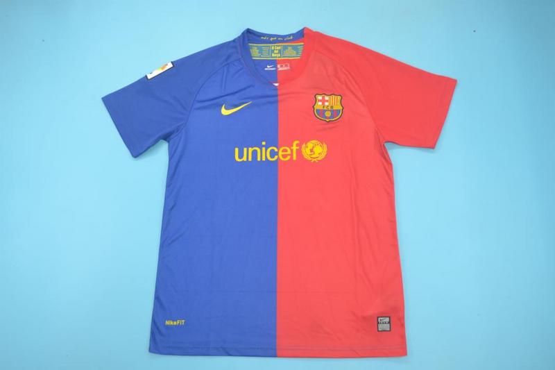 Barcelona Soccer Jersey Home Retro Replica 2008/09