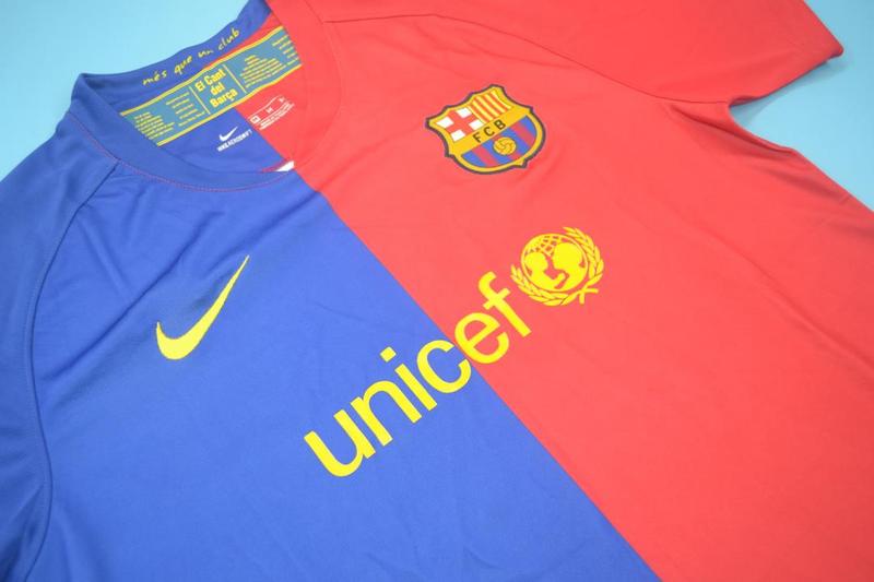 Barcelona Soccer Jersey Home Retro Replica 2008/09