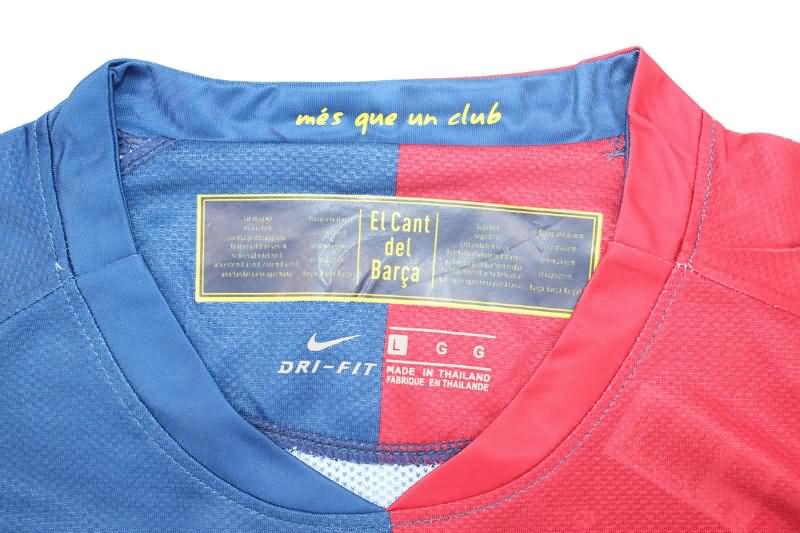 Barcelona Soccer Jersey Home UCL Retro Replica 2008/09