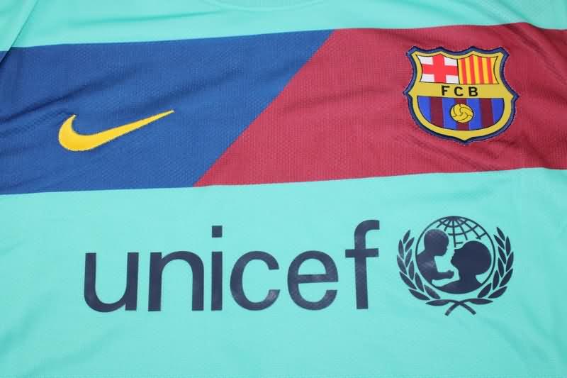 Barcelona Soccer Jersey Away Retro Long Sleeve Replica 2010/11