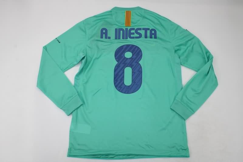 Barcelona Soccer Jersey Away Retro Long Sleeve Replica 2010/11