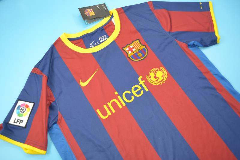 Barcelona Soccer Jersey Home Retro Replica 2010/11