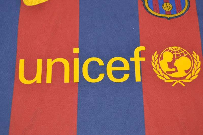 Barcelona Soccer Jersey Home Retro Replica 2010/11