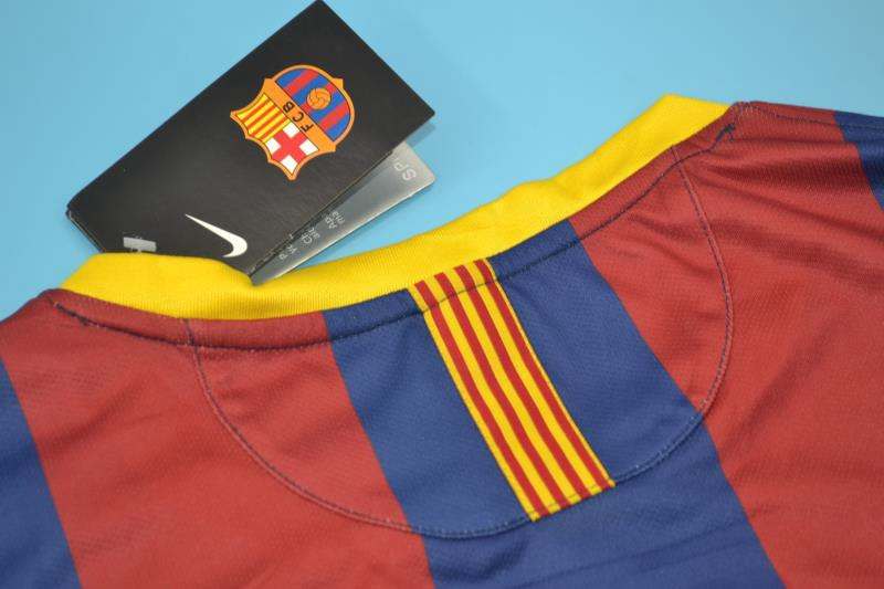 Barcelona Soccer Jersey Home Retro Replica 2010/11