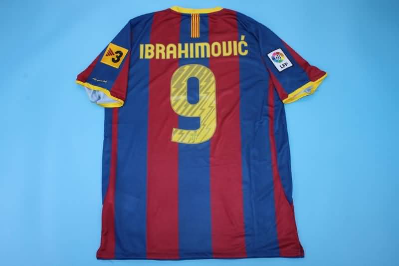 Barcelona Soccer Jersey Home Retro Replica 2010/11