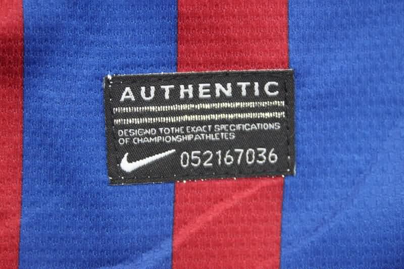 Barcelona Soccer Jersey Home Long Slevee Retro Replica 2011/12