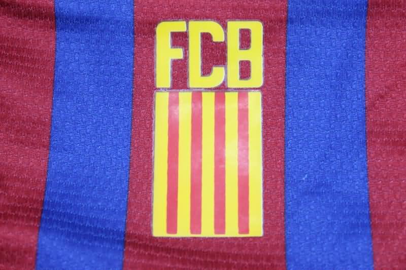 Barcelona Soccer Jersey Home Long Slevee Retro Replica 2011/12