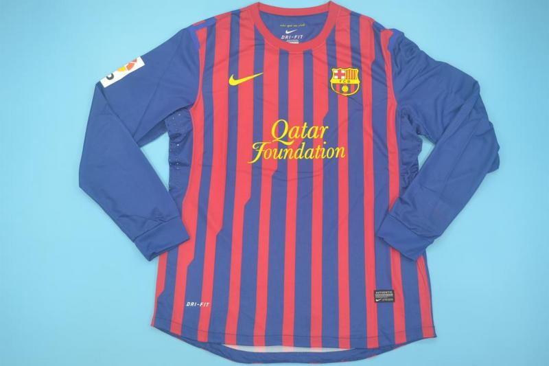 Barcelona Soccer Jersey Home Long (Player) 2011/12