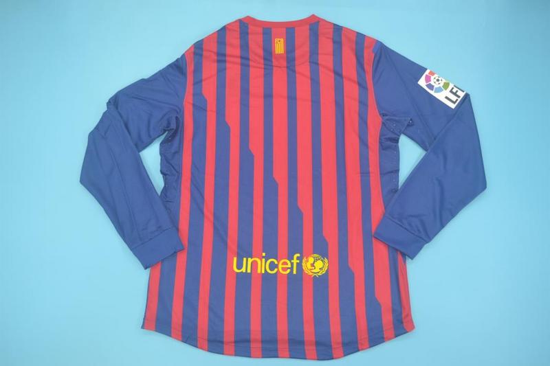 Barcelona Soccer Jersey Home Long (Player) 2011/12