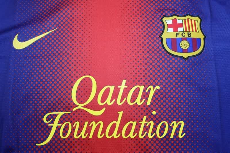 Barcelona Soccer Jersey Home Long Slevee Retro Replica 2012/13