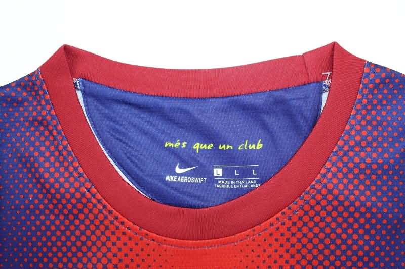 Barcelona Soccer Jersey Home Long Slevee Retro Replica 2012/13