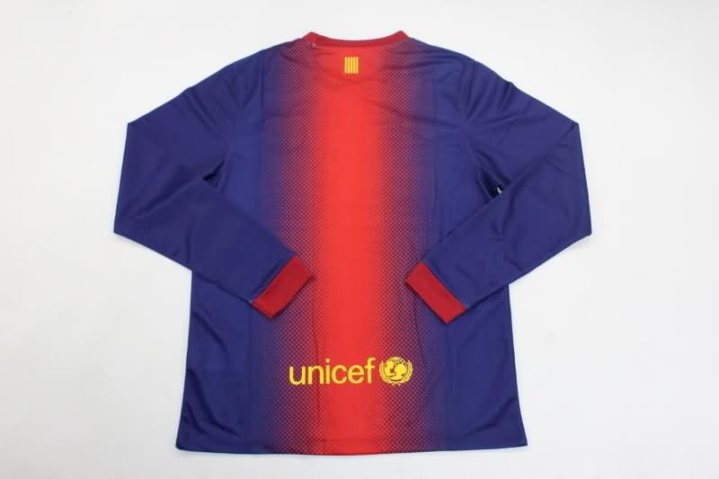 Barcelona Soccer Jersey Home Long Slevee Retro Replica 2012/13