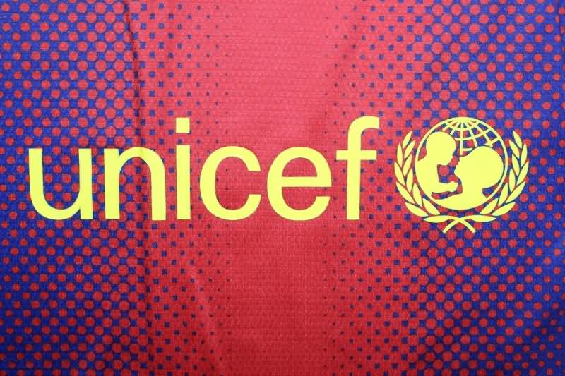 Barcelona Soccer Jersey Home Long Slevee Retro Replica 2012/13