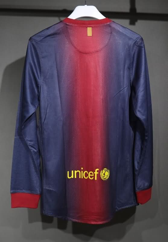 AAA Quality Barcelona 2012/13 Home Long Slevee Retro Soccer Jersey (Player)