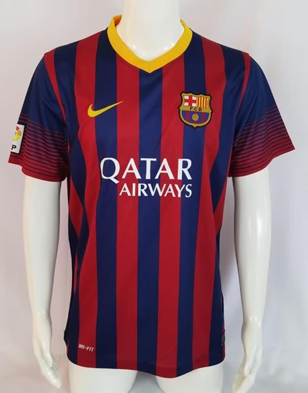 Barcelona Soccer Jersey Home Retro Replica 2013/14