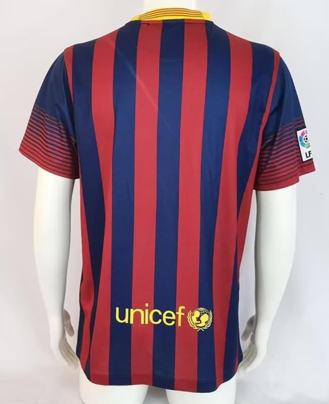 Barcelona Soccer Jersey Home Retro Replica 2013/14