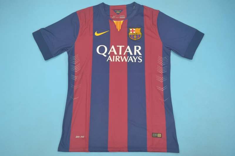 Barcelona Soccer Jersey Home Retro Replica 2014/15