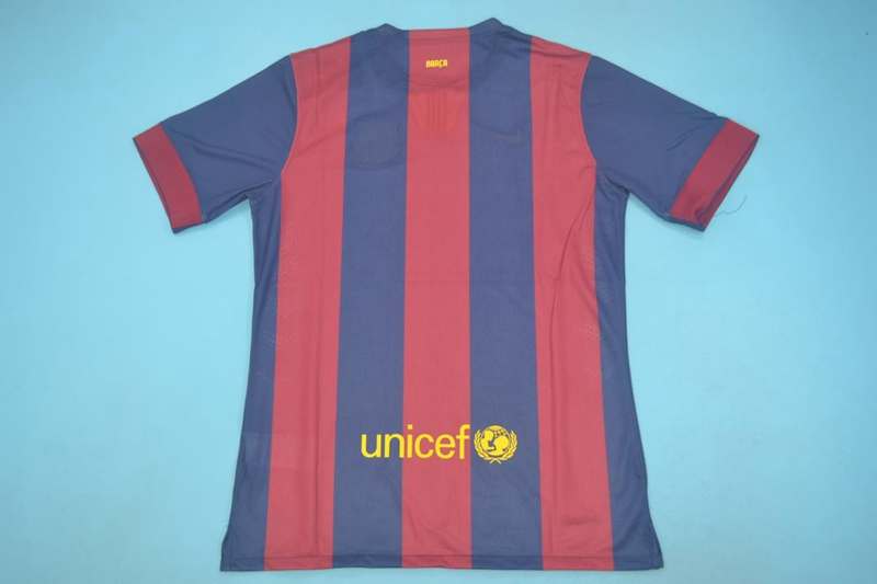 Barcelona Soccer Jersey Home Retro Replica 2014/15