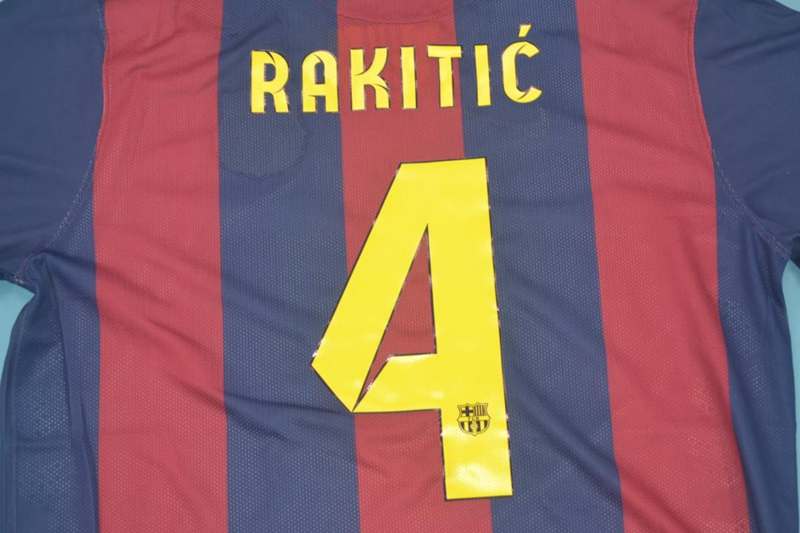 Barcelona Soccer Jersey Home Retro Replica 2014/15