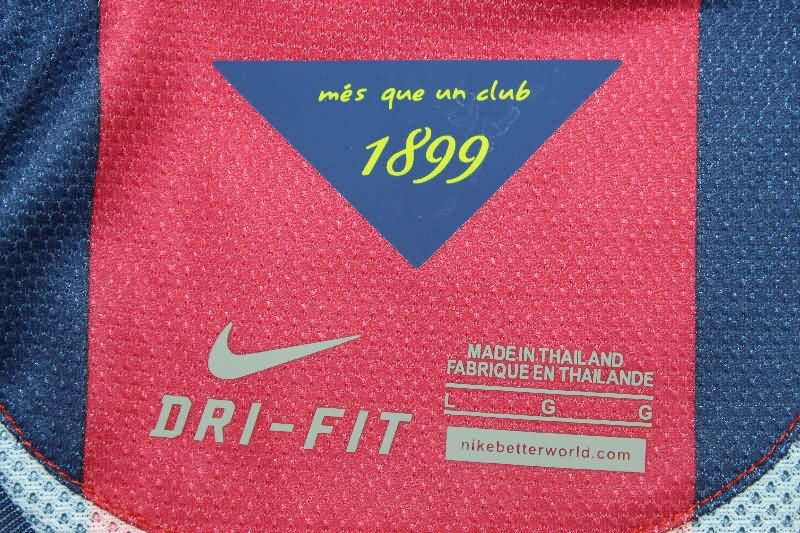 AAA Quality Barcelona 2014/15 Home Long Sleeve Retro Soccer Jersey (Player)