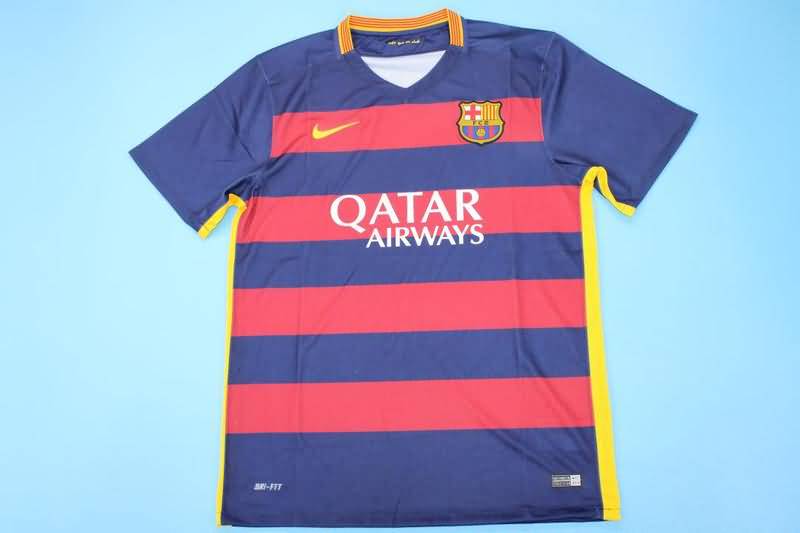 Barcelona Soccer Jersey Home Retro Replica 2015/16