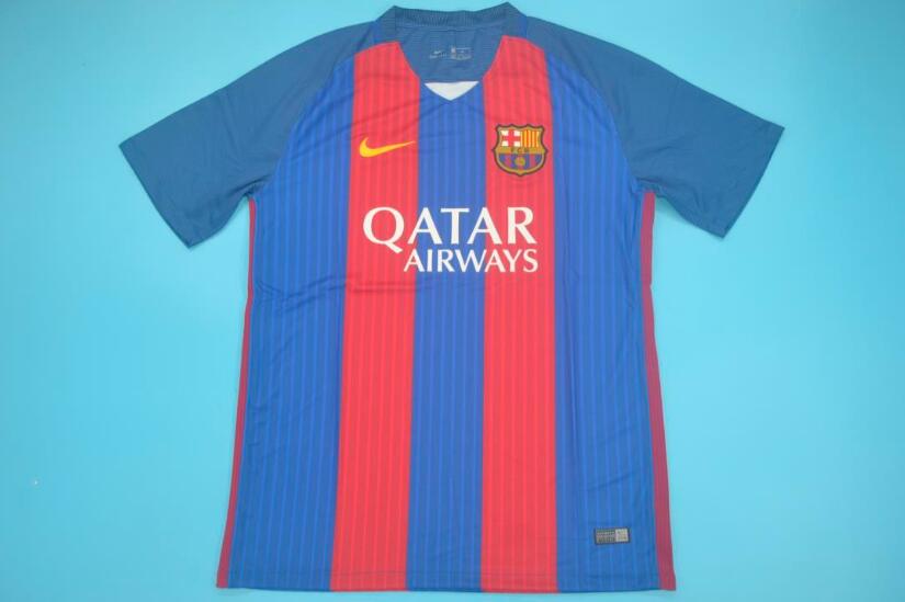 Barcelona Soccer Jersey Home Retro Replica 2016/17