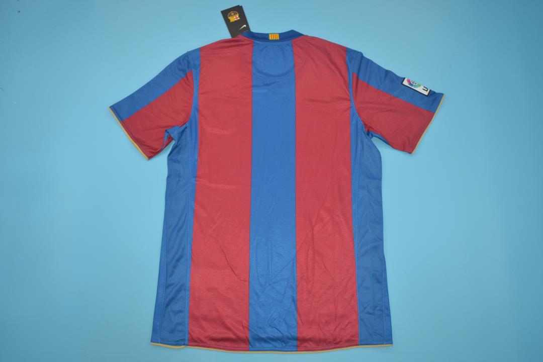 Barcelona Soccer Jersey Home Retro Replica 2007/08