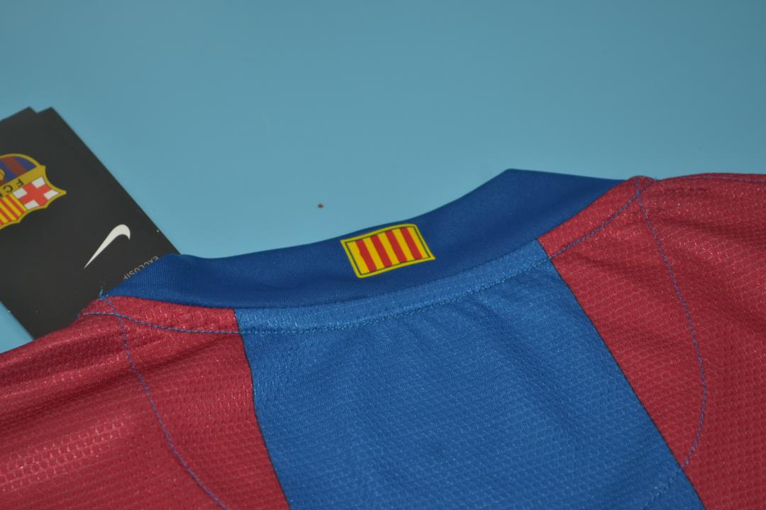 Barcelona Soccer Jersey Home Retro Replica 2007/08