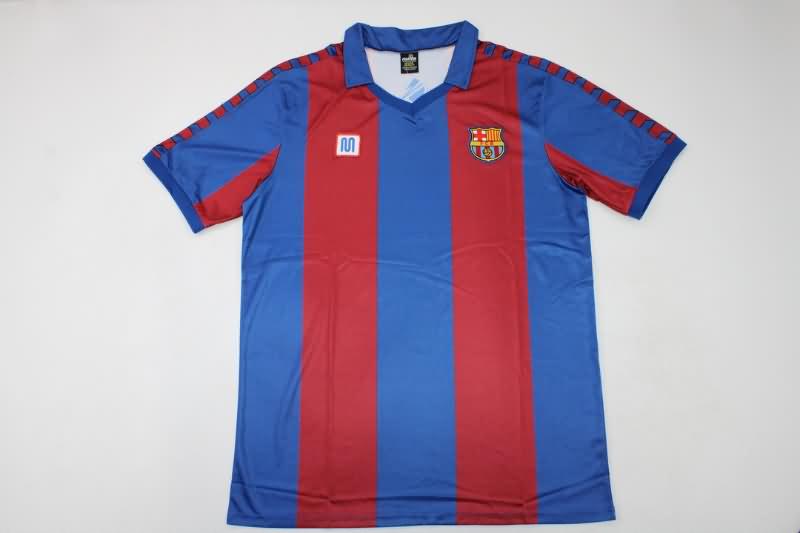 Barcelona Soccer Jersey Home Retro Replica 1980/82