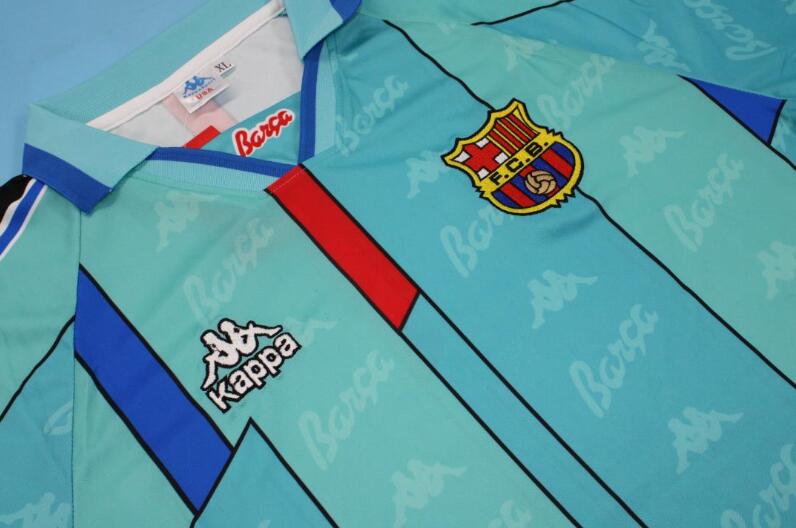 Barcelona Soccer Jersey Away Retro Replica 1995/97