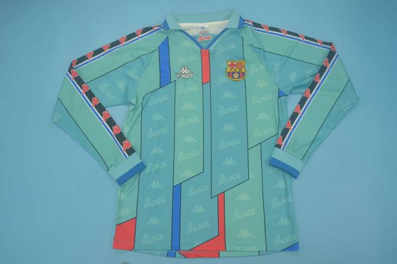 Barcelona Soccer Jersey Away Long Retro Replica 1995/97