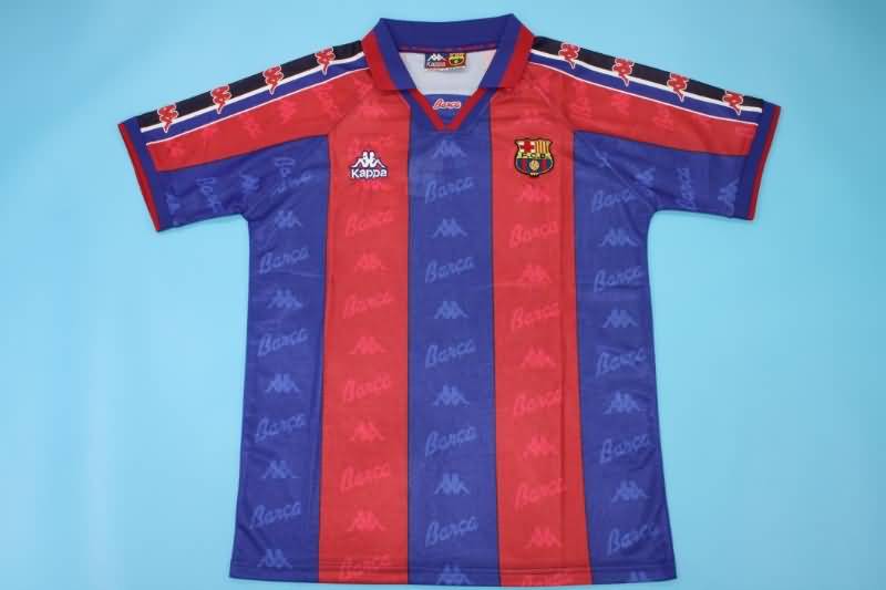 Barcelona Soccer Jersey Home Retro Replica 1995/97